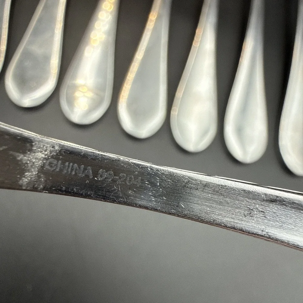 Oneida Icarus Stainless Flatware Dinner Forks Replacement Lot of 8